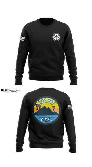 Crew Neck Sweatshirt, D.B. Coopers, Army, Teamtime, Team time, sublimation, custom sports apparel, team uniforms, spirit wear, spiritwear, sports uniforms, custom shirts, team store, custom team store, fundraiser sports, apparel fundraiser