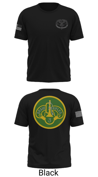 Old School Cotton Feel Shirt, 3d Cavalry Regiment, Army, Teamtime, Team time, sublimation, custom sports apparel, team uniforms, spirit wear, spiritwear, sports uniforms, custom shirts, team store, custom team store, fundraiser sports, apparel fundraiser