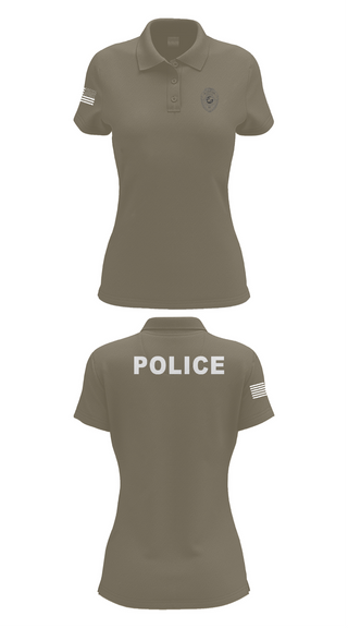 Womens Short Sleeve Performance Polo, Bluffton PD, , Teamtime, Team time, sublimation, custom sports apparel, team uniforms, spirit wear, spiritwear, sports uniforms, custom shirts, team store, custom team store, fundraiser sports, apparel fundraiser
