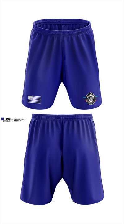 BMW Club of Nashville 77939303 Athletic Shorts With Pockets - 2