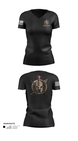 Womens Short Sleeve Vneck Shirt, 108th Air Defense Artillery Brigade, Army, Teamtime, Team time, sublimation, custom sports apparel, team uniforms, spirit wear, spiritwear, sports uniforms, custom shirts, team store, custom team store, fundraiser sports, apparel fundraiser