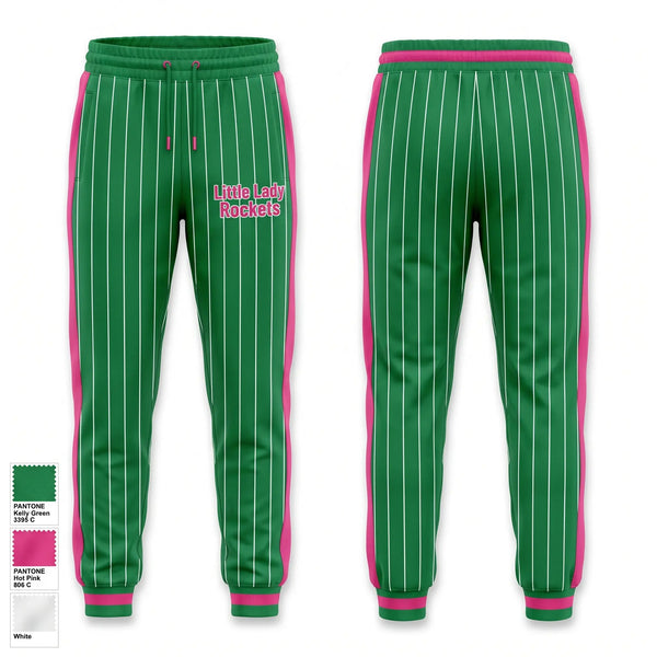 Sweatpants, Little Lady Rockets, Softball, Teamtime, Team time, sublimation, custom sports apparel, team uniforms, spirit wear, spiritwear, sports uniforms, custom shirts, team store, custom team store, fundraiser sports, apparel fundraiser