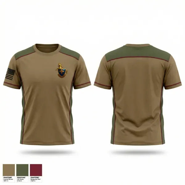 Old School Cotton Feel Shirt, 4-410th Brigade Support Battalion, Army, Teamtime, Team time, sublimation, custom sports apparel, team uniforms, spirit wear, spiritwear, sports uniforms, custom shirts, team store, custom team store, fundraiser sports, apparel fundraiser