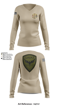 SWAT 37842893 Women's Long Sleeve V-neck Shirt - 2