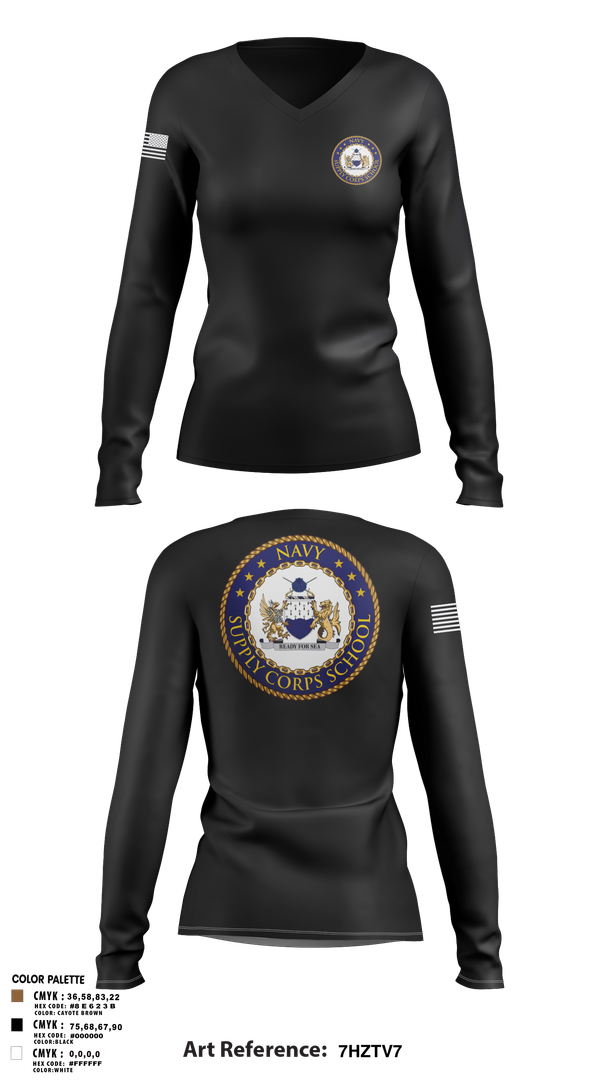Womens Long Sleeve Vneck Shirt, NSCS, , Teamtime, Team time, sublimation, custom sports apparel, team uniforms, spirit wear, spiritwear, sports uniforms, custom shirts, team store, custom team store, fundraiser sports, apparel fundraiser