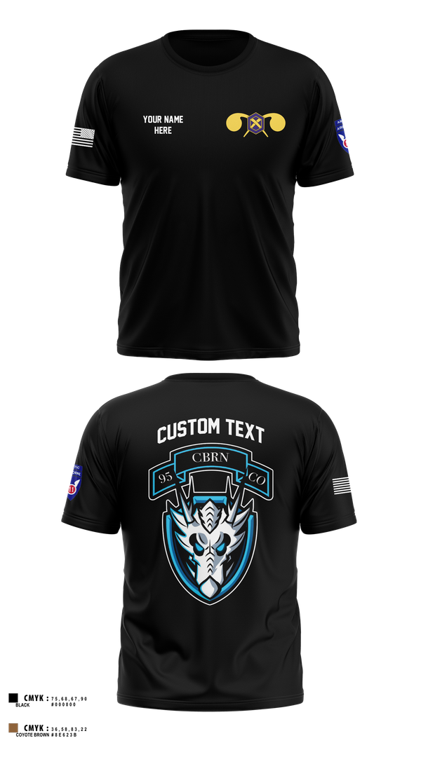 Short Sleeve Performance Shirt, 1st Platoon, 95th CBRN, Army, Teamtime, Team time, sublimation, custom sports apparel, team uniforms, spirit wear, spiritwear, sports uniforms, custom shirts, team store, custom team store, fundraiser sports, apparel fundraiser