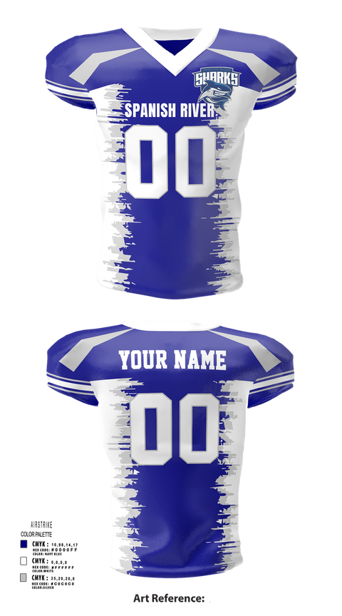 Football Jersey, Spanish River High School Football, , Teamtime, Team time, sublimation, custom sports apparel, team uniforms, spirit wear, spiritwear, sports uniforms, custom shirts, team store, custom team store, fundraiser sports, apparel fundraiser