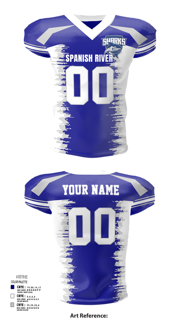 Football Jersey, Spanish River High School Football, , Teamtime, Team time, sublimation, custom sports apparel, team uniforms, spirit wear, spiritwear, sports uniforms, custom shirts, team store, custom team store, fundraiser sports, apparel fundraiser
