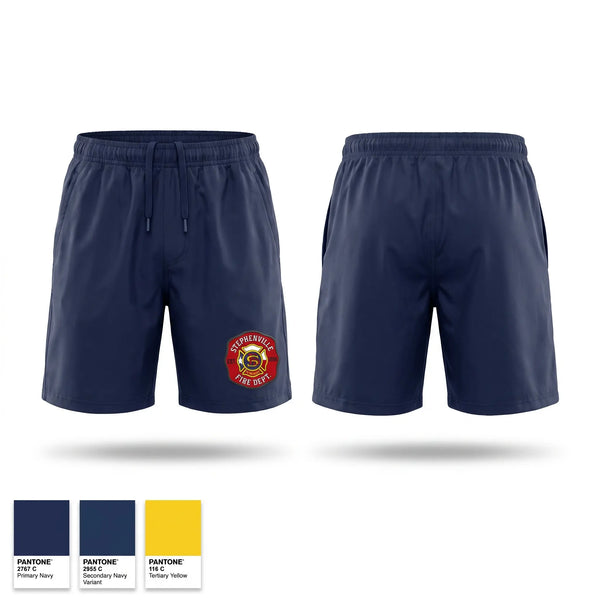 Athletic Shorts With Pockets, Stephenville Fire Department, Fire Department, Teamtime, Team time, sublimation, custom sports apparel, team uniforms, spirit wear, spiritwear, sports uniforms, custom shirts, team store, custom team store, fundraiser sports, apparel fundraiser