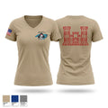 882nd EVCC Women's Short Sleeve V-neck Shirt - 1