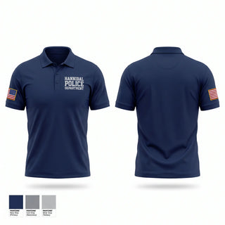 Short Sleeve Performance Polo, Hannibal Police Department, Police, Teamtime, Team time, sublimation, custom sports apparel, team uniforms, spirit wear, spiritwear, sports uniforms, custom shirts, team store, custom team store, fundraiser sports, apparel fundraiser