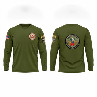 Long Sleeve Performance Shirt, 54th Medical Company, Army, Teamtime, Team time, sublimation, custom sports apparel, team uniforms, spirit wear, spiritwear, sports uniforms, custom shirts, team store, custom team store, fundraiser sports, apparel fundraiser