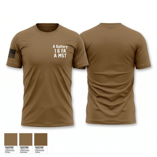 Short Sleeve Performance Shirt, A Battery, 1-6 FA, A MST, Army, Teamtime, Team time, sublimation, custom sports apparel, team uniforms, spirit wear, spiritwear, sports uniforms, custom shirts, team store, custom team store, fundraiser sports, apparel fundraiser