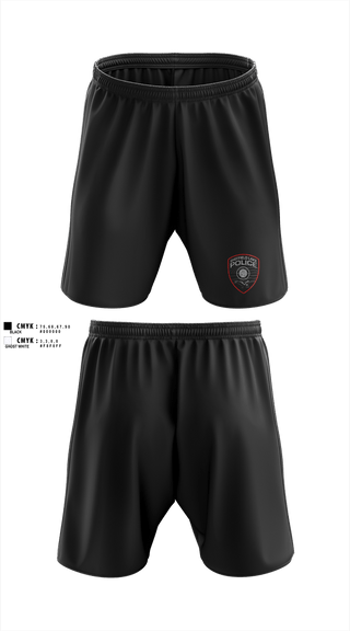 Athletic Shorts With Pockets, SLPD, Police, Teamtime, Team time, sublimation, custom sports apparel, team uniforms, spirit wear, spiritwear, sports uniforms, custom shirts, team store, custom team store, fundraiser sports, apparel fundraiser