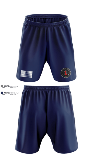 Athletic Shorts With Pockets, DFD STATION 1, Fire Department, Teamtime, Team time, sublimation, custom sports apparel, team uniforms, spirit wear, spiritwear, sports uniforms, custom shirts, team store, custom team store, fundraiser sports, apparel fundraiser