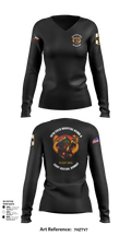 10th Field Hospital (FWD) 73609367 Women's Long Sleeve V-neck Shirt - 106
