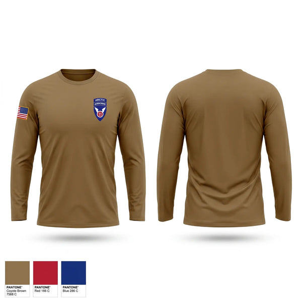 Long Sleeve Performance Shirt, Arctic Angels, Army, Teamtime, Team time, sublimation, custom sports apparel, team uniforms, spirit wear, spiritwear, sports uniforms, custom shirts, team store, custom team store, fundraiser sports, apparel fundraiser
