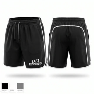 Athletic Shorts With Pockets, Last Responder, Police, Teamtime, Team time, sublimation, custom sports apparel, team uniforms, spirit wear, spiritwear, sports uniforms, custom shirts, team store, custom team store, fundraiser sports, apparel fundraiser