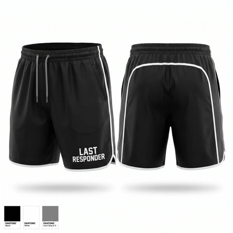 Athletic Shorts With Pockets, Last Responder, Police, Teamtime, Team time, sublimation, custom sports apparel, team uniforms, spirit wear, spiritwear, sports uniforms, custom shirts, team store, custom team store, fundraiser sports, apparel fundraiser