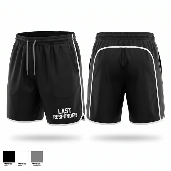 Athletic Shorts With Pockets, Last Responder, Police, Teamtime, Team time, sublimation, custom sports apparel, team uniforms, spirit wear, spiritwear, sports uniforms, custom shirts, team store, custom team store, fundraiser sports, apparel fundraiser