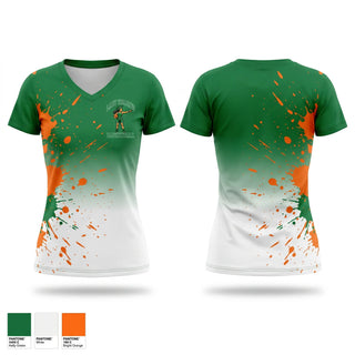 Womens Short Sleeve Vneck Shirt, Lady Trojans, Women's Basketball, Teamtime, Team time, sublimation, custom sports apparel, team uniforms, spirit wear, spiritwear, sports uniforms, custom shirts, team store, custom team store, fundraiser sports, apparel fundraiser