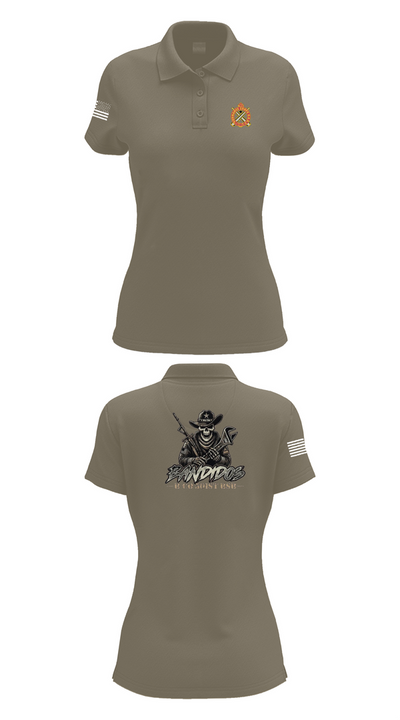 501st BSB, B Company 7979592 Women's Short Sleeve Performance Polo  - 75