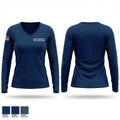 Lincoln University Police Department 77452431 Women's Long Sleeve V-neck Shirt - 1