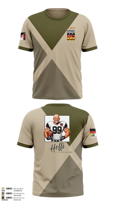Germany Oldstars 85636680 Short Sleeve Performance Shirt - 1