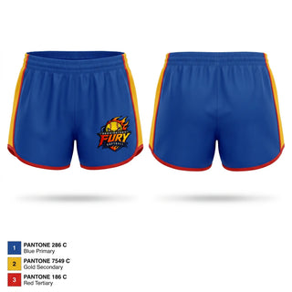 Womens Shorts, Downingtown Fury, Softball, Teamtime, Team time, sublimation, custom sports apparel, team uniforms, spirit wear, spiritwear, sports uniforms, custom shirts, team store, custom team store, fundraiser sports, apparel fundraiser