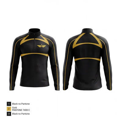 Dennehotso Battle Hawks 68281661 Quarter Zip Jacket - 1