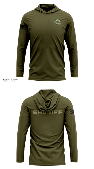 Long Sleeve hooded sunshirt, Fannin County Sheriff's Office, Police, Teamtime, Team time, sublimation, custom sports apparel, team uniforms, spirit wear, spiritwear, sports uniforms, custom shirts, team store, custom team store, fundraiser sports, apparel fundraiser