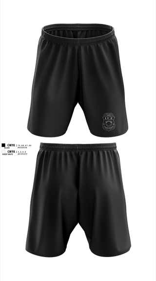 Athletic Shorts With Pockets, ICE ERO Atlanta, Police, Teamtime, Team time, sublimation, custom sports apparel, team uniforms, spirit wear, spiritwear, sports uniforms, custom shirts, team store, custom team store, fundraiser sports, apparel fundraiser