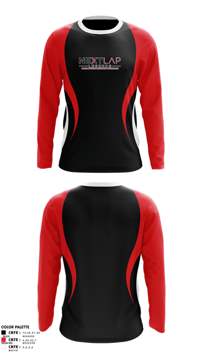Next lap legends 623774 Long Sleeve Performance Shirt 1