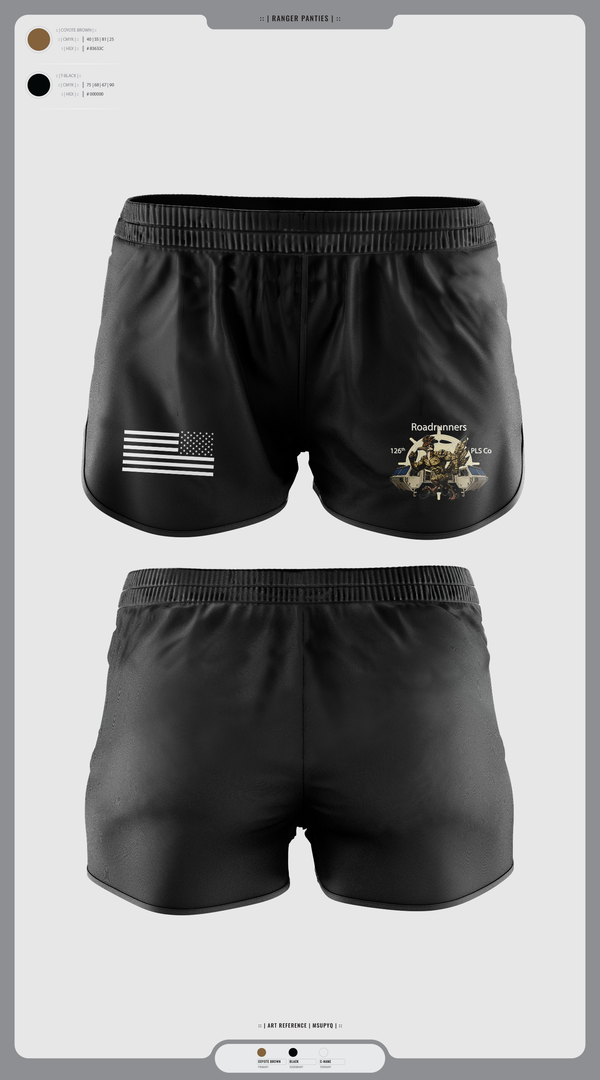 Ranger Panties, 126th PLS Co, , Teamtime, Team time, sublimation, custom sports apparel, team uniforms, spirit wear, spiritwear, sports uniforms, custom shirts, team store, custom team store, fundraiser sports, apparel fundraiser