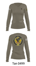 Blackhawks 65197307 Women's Long Sleeve V-neck Shirt - 77