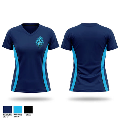 Aces Women's Short Sleeve V-neck Shirt - 1