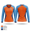 NoVA Reign Fastipitch Women's Long Sleeve V-neck Shirt - 2