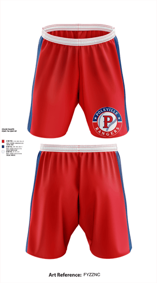 Athletic Shorts With Pockets, Polkville Rangers, Baseball, Teamtime, Team time, sublimation, custom sports apparel, team uniforms, spirit wear, spiritwear, sports uniforms, custom shirts, team store, custom team store, fundraiser sports, apparel fundraiser