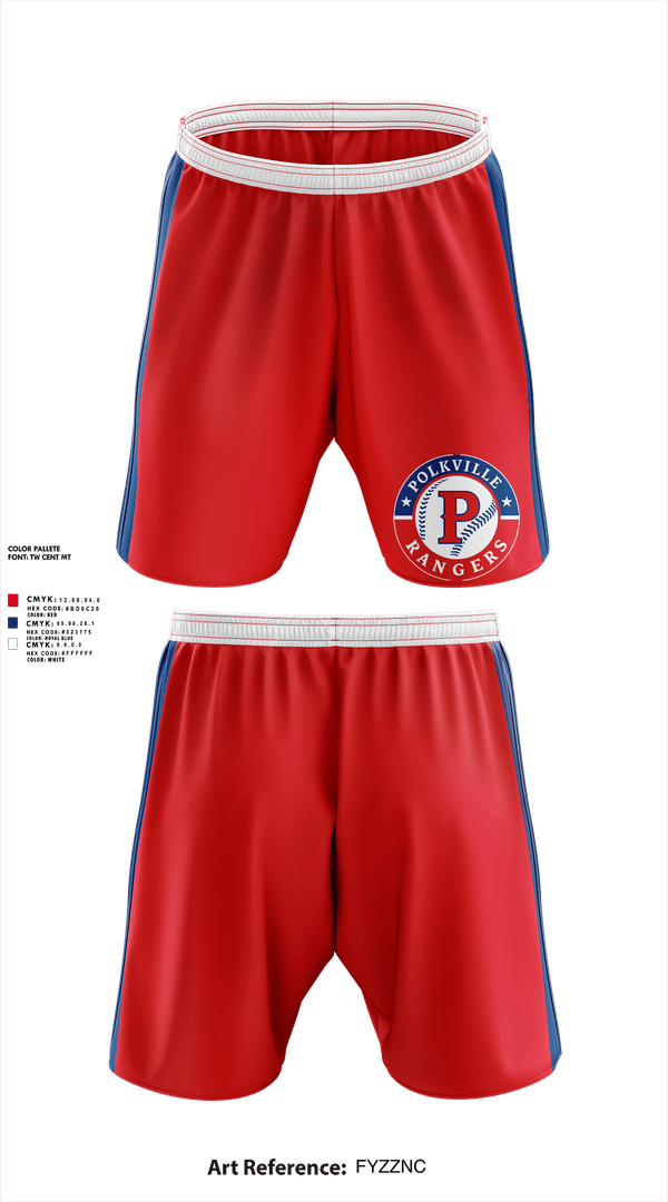 Athletic Shorts With Pockets, Polkville Rangers, Baseball, Teamtime, Team time, sublimation, custom sports apparel, team uniforms, spirit wear, spiritwear, sports uniforms, custom shirts, team store, custom team store, fundraiser sports, apparel fundraiser