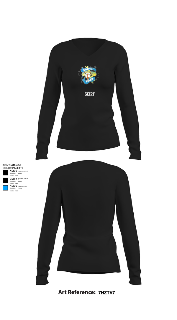Womens Long Sleeve Vneck Shirt, SEIRT, , Teamtime, Team time, sublimation, custom sports apparel, team uniforms, spirit wear, spiritwear, sports uniforms, custom shirts, team store, custom team store, fundraiser sports, apparel fundraiser