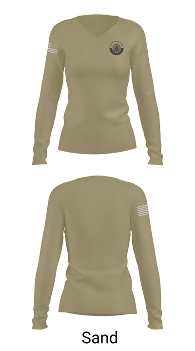AFETA 79852088 Women's Long Sleeve V-neck Shirt - 97