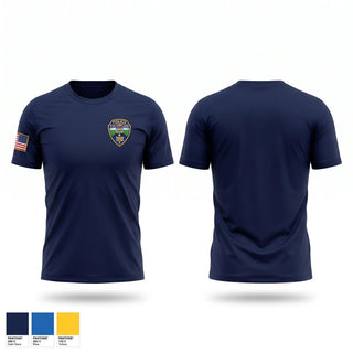 Short Sleeve Performance Shirt, Tucumcari Police Department, Police, Teamtime, Team time, sublimation, custom sports apparel, team uniforms, spirit wear, spiritwear, sports uniforms, custom shirts, team store, custom team store, fundraiser sports, apparel fundraiser