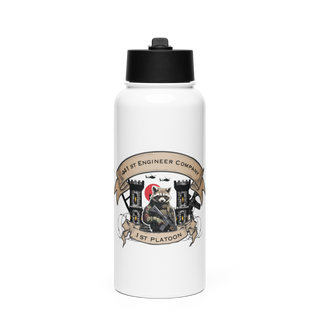 Mccourt Test 88524500 Stainless Steel Water Bottle with a Straw Lid