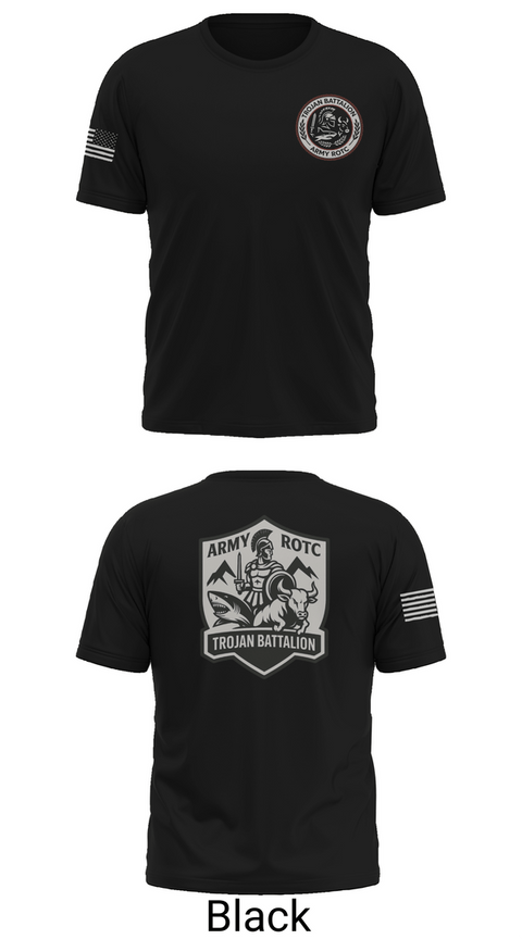 Old School Cotton Feel Shirt, Trojan Battalion, Army, Teamtime, Team time, sublimation, custom sports apparel, team uniforms, spirit wear, spiritwear, sports uniforms, custom shirts, team store, custom team store, fundraiser sports, apparel fundraiser