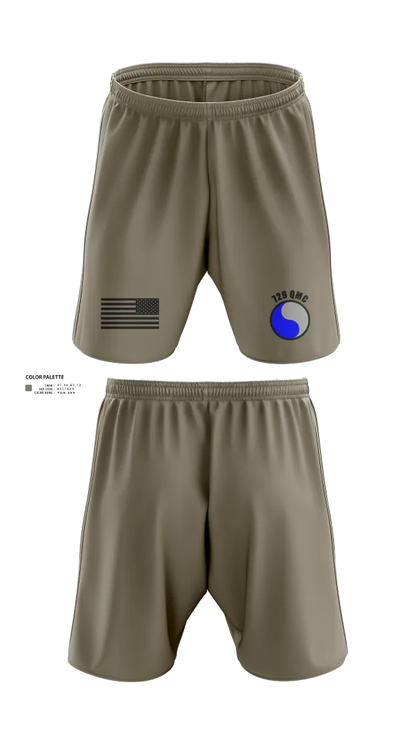 Athletic Shorts With Pockets, 729 Quarter Master Unit, Army, Teamtime, Team time, sublimation, custom sports apparel, team uniforms, spirit wear, spiritwear, sports uniforms, custom shirts, team store, custom team store, fundraiser sports, apparel fundraiser