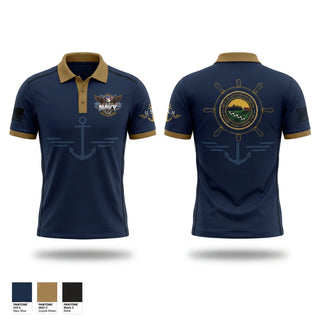 Short Sleeve Performance Polo, NTAG HEARTLAND 2026, Navy, Teamtime, Team time, sublimation, custom sports apparel, team uniforms, spirit wear, spiritwear, sports uniforms, custom shirts, team store, custom team store, fundraiser sports, apparel fundraiser
