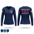 Royalton Fire Rescue Women's Long Sleeve V-neck Shirt - 1
