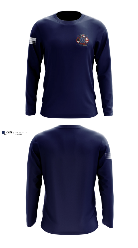 Long Sleeve Performance Shirt, Pleasant Hill Fire District, Fire Department, Teamtime, Team time, sublimation, custom sports apparel, team uniforms, spirit wear, spiritwear, sports uniforms, custom shirts, team store, custom team store, fundraiser sports, apparel fundraiser