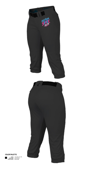 Softball Pants, North Florida Spark, Softball, Teamtime, Team time, sublimation, custom sports apparel, team uniforms, spirit wear, spiritwear, sports uniforms, custom shirts, team store, custom team store, fundraiser sports, apparel fundraiser