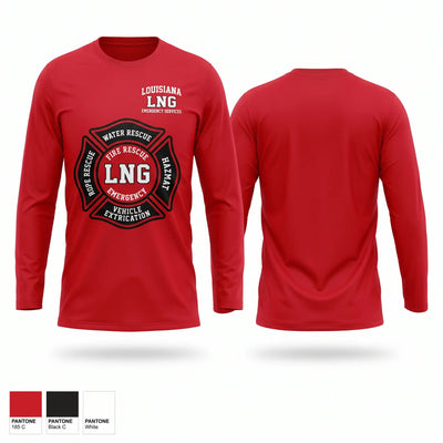 LOUISIANA LNG EMERGENCY SERVICES Long Sleeve Performance Shirt - 2